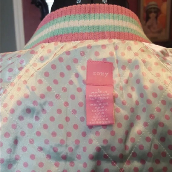 Roxy pastel kawaii Lolita bomber jacket coat - Picture 3 of 4